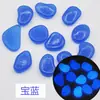 Cubos de Gelo Luminosos Ecológicos em Formato, Pedras Fluorescentes Coloridas, Areia para Fundo de Aquário, Acessórios de Decoração para Aquário Atacado