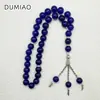 33 Cuentas de Oración, Cuentas de Vidrio Negro de 10 mm, Tasbih, Joyería Transfronteriza al por Mayor