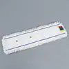 Mopa de Polvo Tipo Botón Específica para Hospital con Mango de Aleación de Aluminio, Mopa Plana con Hilo de Algodón, Mopa Plana Plegable para Limpieza