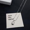 Collar con Diseño de Mariposa y Corazón para Mujer, Fresco y Versátil con Sentido del Diseño