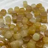 Directo de fábrica cristal de jade natural con agujeros piedra original pulsera DIY collar joyería material para abalorios accesorios cuentas sueltas