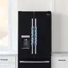 Funda Protectora Eléctrica con Estampado Floral para Manija de Refrigerador y Lavavajillas Resistente a Rayones Lino Repelente al Agua y Anti-Manchas