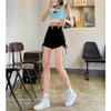 708 diseño nicho no de tiro real con cordón con cordones 2023 nuevo mezclilla chica caliente cintura alta línea A shorts de cadera para mujer