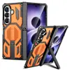 Adecuado para funda de teléfono magnética Samsung ZFold8Ultra con soporte dual de eje central, soporte recto Fold8, plegado izquierdo y derecho