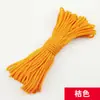 Cuerda Tejida Material DIY Pulsera de Cuerda Venta al por Mayor Anillo Accesorios de Tesoro Hilo de Tejer Paracord Tejido 2mm Redonda Fina Mano