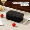Caja de almacenamiento sellada de plástico de grado alimenticio para estudiantes y oficinistas, ligera y adecuada para llevar el almuerzo, apta para microondas y aislada