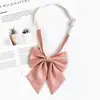 Camisa Rosa con Corbata Estilo Universitario Japonés JK Corbata Lazo Ropa para Niña Accesorios Cuello de Traje de Marinero Flor