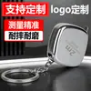 Cinta métrica de acero inoxidable de 2 m, impermeable y a prueba de óxido, cinta métrica para cintura, cinta métrica de regalo, personalizable con logo, llavero de mini cinta métrica