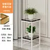 Suporte de Flores Leve de Luxo para Sala de Estar, Arte em Ferro de Chão, Design Moderno Simples, Novo Modelo para Plantas Verdes, Estante de Flores de Múltiplas Camadas para Varanda e Uso Interno