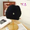 Gorro Holgado de Piel de Ardilla para Mujer, Nuevo Gorro de Otoño e Invierno, Gorro de Punto de Invierno para Mujer, Gorro Versátil para Exteriores