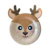 Amazon Cross-border Novo Animal Head Shape Cartoon Dinner Plate Children's Birthday Party Supplies Bandeja de papel em forma
