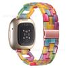 Para Fitbit versa4 D-type pulseira de relógio de resina versa3 acrílica pulseira de relógio inteligente