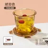 Fuguang Caixa de Almoço de Vidro Borossilicato Alto para Micro-ondas com Tampa Caixa de Almoço Caixa de Almoço para Trabalhador de Escritório Tigela de Sopa para Caixa de Almoço