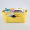 Bolsa Cosmética de Armazenamento Multifuncional Transfronteiriça Portátil de Feltro Bolsa Média Bolsa Forro Bolsa Organizadora de Artigos de Higiene Feminina