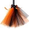 Halloween Nuevo Disfraz Cosplay Transfronterizo Accesorios Utilería para Disfrazarse Bruja Bicolor Quidditch Escoba Voladora