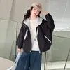 Chaqueta con Capucha para Niñas Primavera y Otoño Estilo Nuevo Cortavientos Personalizado para Niños Top para Niñas Estilo Coreano Moda de Otoño para Niñas Mayores