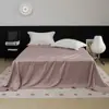 Sábana de Cama de Algodón de Fibra Larga de Alta Gama de Xinjiang, Pieza Única, Algodón Puro, Hilo 100, Algodón 100%, Cama Individual/Doble, Funda de Edredón Gruesa de Satén, Juego de Tres Piezas