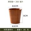 Oficina Creativa Taza de Madera Simple Taza de Té Aislante Térmico Taza de Leche Anti-quemaduras Tubo Inclinado Taza de Madera Grabado de LOGOTIPO