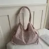 Bolso tote de lona nuevo con estampado de estrellas 2026, bolso de hombro de gran capacidad estilo coreano, bolso casual para estudiantes para la escuela