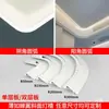 Canaleta de luz inclinada con forma de arco tan fina como el ala de una cigarra techo suspendido canaleta de luz reflectante techo con patrón sinuoso perfil de aluminio de techo luz lineal para lavado de paredes