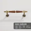Alça de latão Novo estilo antigo chinês porta de armário guarda-roupa sapateira móveis estilo minimalista francês nogueira alça longa