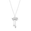 Collar de loto de dos tiempos para mujer, nuevo estilo chino, estilo nacional, cadena ligera, lujosa, nicho, diseño de alta gama, nuevo estilo, cadena de clavícula de moda.