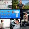 Pistola de Massagem Fascial Mini Multi-Cabeça para Casa Exercício Muscular Massageador Relaxamento Profissional Pistola de Massagem Fascial para Pescoço Multifuncional Homens Mulheres
