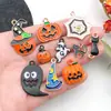 Série Popular Transfronteiriça de Halloween DIY Liga de Zinco Esmalte Gato Abóbora Peculiar Chapéu Brincos Pingente Acessórios