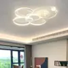 [Wow] Lámpara de Sala de Estar de Espectro Completo 2025 Nueva Simple Moderna Elegante Escandinava Blanca Cielo Estrellado Lámpara para Toda la Casa