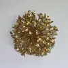 Flores Artificiais Douradas de Casamento Balde de Bênção de Ano Novo Arranjo de Flores Eucalipto Fruta da Fortuna Casamento Decoração de Casa Materiais Florais