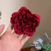 Pinza para el cabello con flor de peonía antigua de alto valor, nueva, con clip lateral de hada, tocado con flores, accesorios de ambiente, accesorios para el cabello con foto