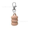 Llavero con clip portátil para tapa de bálsamo labial GLOSSGRL Tapa para llavero de brillo de labios