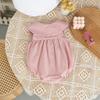 Nuevo Mono de Verano para Bebés Niñas, Lindo Mameluco para Bebés y Niños Pequeños, Lindo Mono de Triángulos, Estilo Delgado para Salir