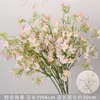 Flores Artificiais Coloridas Estilo Monet Flores Falsas Atacado Verde Roxo Arranjo de Casamento Cenário Decoração de Paisagismo