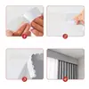 Cortina Anti-Fuga de Luz Protetor Solar Bloqueio Superior Barra Romana Topo Adesivo Velcro Opaco Instalação Sem Furos