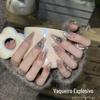 Pura artesanal fototerapia usando armadura usando armadura popping vaqueiro atacado produto acabado remendo de nail art reutilizável removível