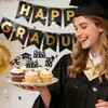 12 Peças Decoração de Bolo Tema Temporada de Formatura 2026 Decoração para Festa de Formatura Suprimentos Atacado