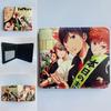 Cartera juvenil de voleibol, artículo periférico de anime japonés, para estudiantes, hombres y mujeres, monedero de PU, cartera corta, tarjetero, en stock
