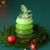 Plástico Resina Cemento Aromaterapia de Por Vida Estrella de Cinco Puntas Árbol de Navidad Frasco de Almacenamiento Taza para Velas Adorno Molde de Silicona
