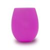 Explosiones Transfronterizas Copa de Vino Tinto de Silicona Taza de Agua para Acampar al Aire Libre Color Mixto Logo Imprimible Portátil Copa de Agua de Silicona de Color Sólido