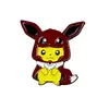 Broche de Aleación de Dibujos Animados de Pokemon Pikachu Insignia Periférica Linda de Anime Accesorio Creativo Unisex Transfronterizo