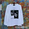 25Fw American Erd Melancólico Rico Segunda Generación Holgado Casual Versátil Diseño de Nicho Otoño e Invierno Camiseta Base Camiseta