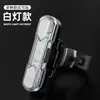 Luz de advertencia brillante impermeable y a prueba de golpes para bicicleta, recargable por USB, luz trasera giratoria