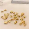 Chihang Joyería Retro Burbuja 3D 26 Letras Inglesas Cuentas con Cuentas Nicho Colgante de Letra Inglesa Accesorios de Joyería