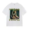 Camiseta Graciosa Meme Rr Brr Patapim Casual Algodón Cerebro Podrido Italiano