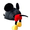 Gorra de Béisbol de Mickey Orejudo Lindo de Dibujos Animados Mano Pequeña para Mujeres Mostrando la Cara Visera Pequeña Protección Solar UV Gorra de Pato