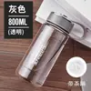 Taza de agua grande de gran capacidad para hombres, taza espacial, botella de agua de plástico para exteriores de verano, resistente a altas temperaturas, anticaídas, taza de té portátil
