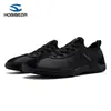HOBIBEAR Zapatos Deportivos Casuales de Punta Ancha Piel Sintética Zapatos para Caminar Suela de Goma Flexible Zapatos Ligeros para Senderismo Diario