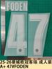 25-26 Manchester City Champions League Coleção Fora A+ Camisa Número Letra Transferência de Calor Número Adesivo Transferência de Calor Camisa Camisa