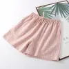 Pantalones de Pijama de Algodón Shorts para Casa Se Pueden Usar Verano Frescos y Suaves Pareja Delgados Tallas Grandes Simples Pantalones Prellis